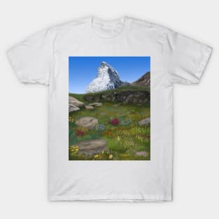 Matterhorn Mountain in Switzerland T-Shirt